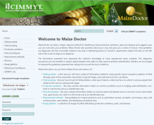 Link towards Maize Doctor Website